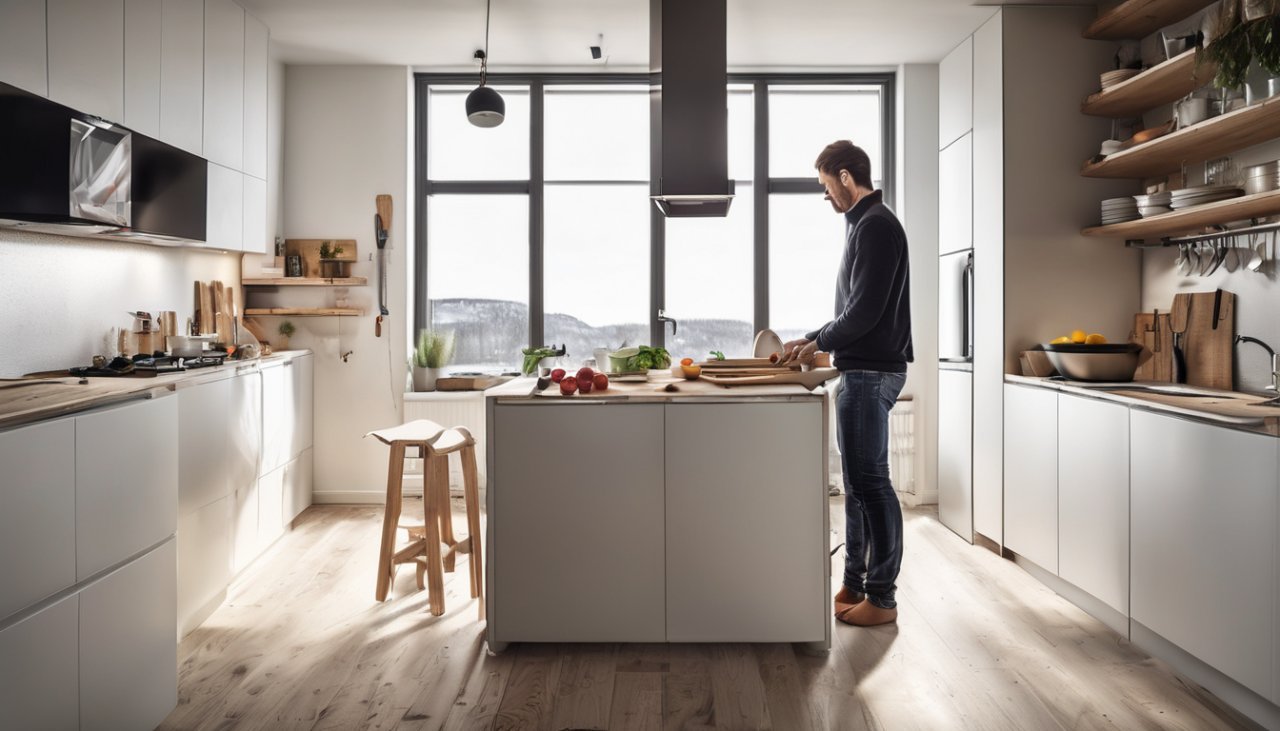 Pris for å bytte kjøkkeninnredning i en norsk leilighet – hvor mye koster det?